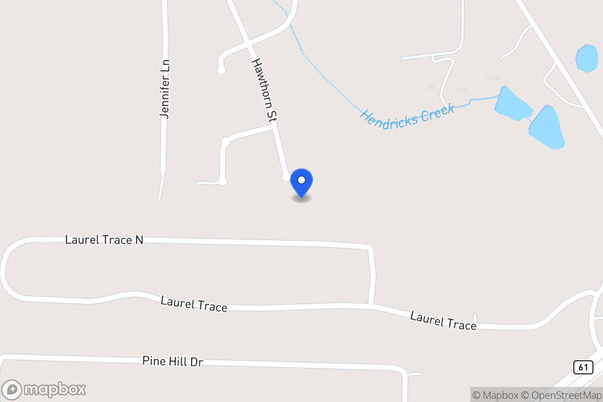 Map of 207 Hawthorn Dr
