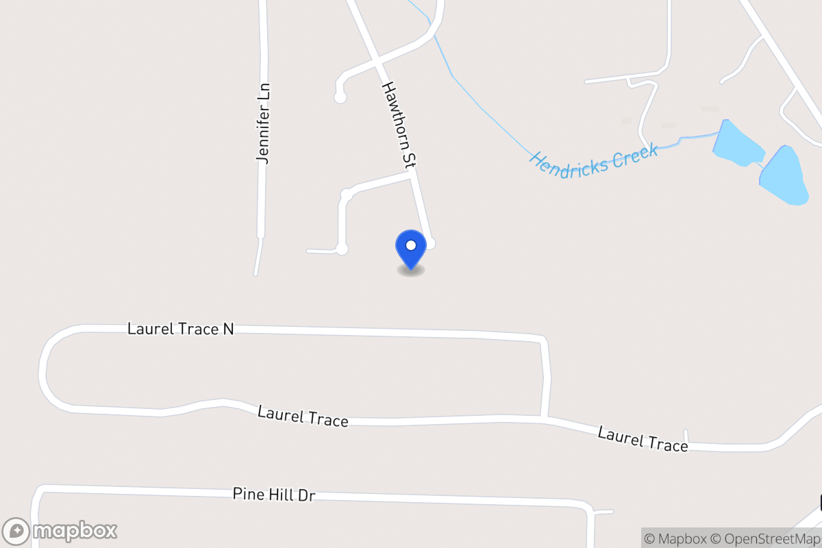 Map of 201 Hawthorn Dr