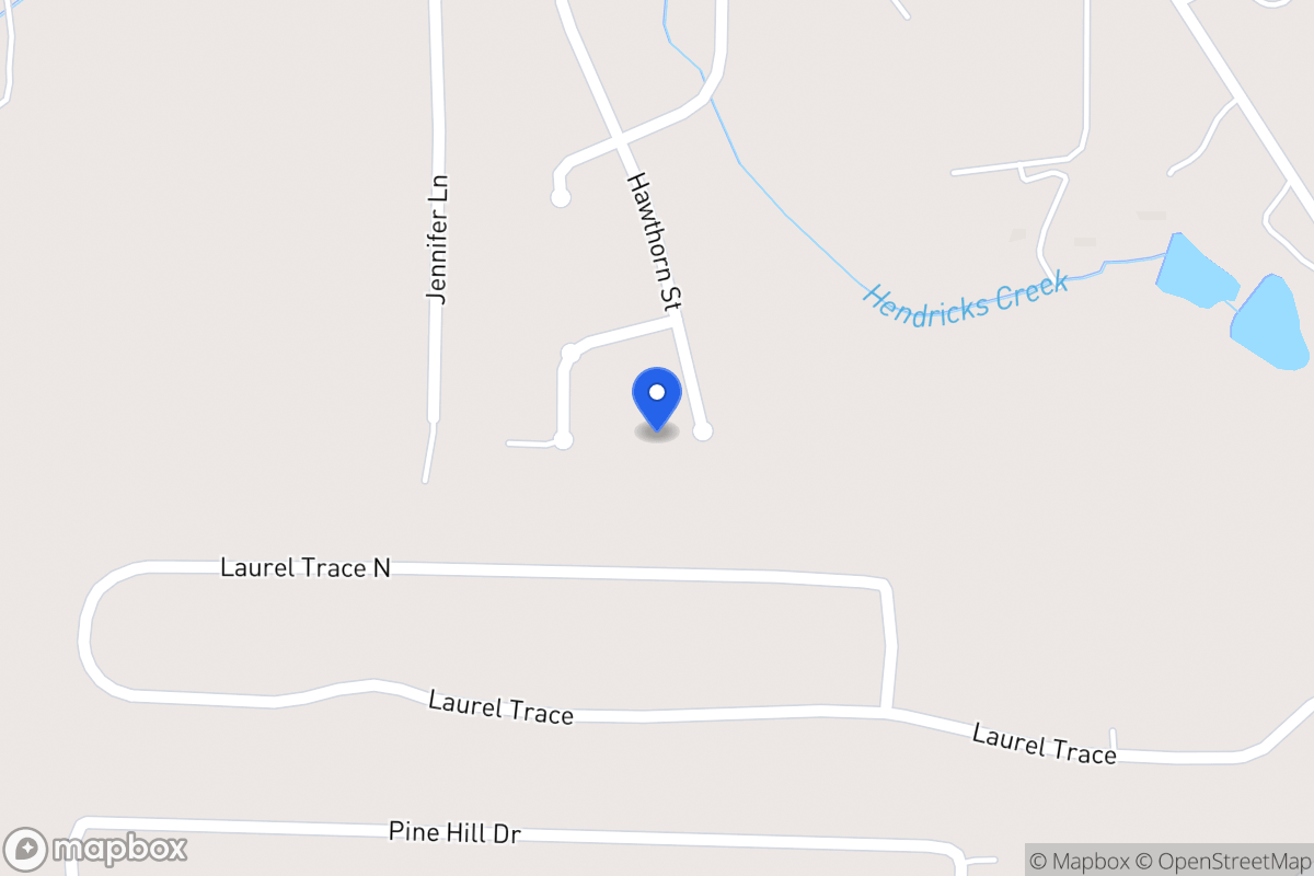 Map of 195 Hawthorn Dr