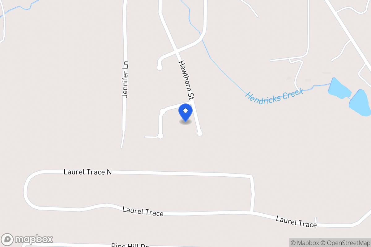 Map of 189 Hawthorn Dr