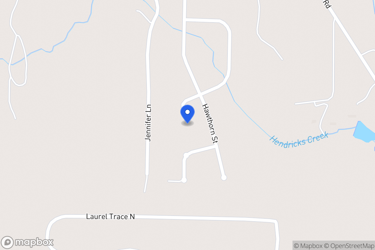 Map of 318 Birch Ct
