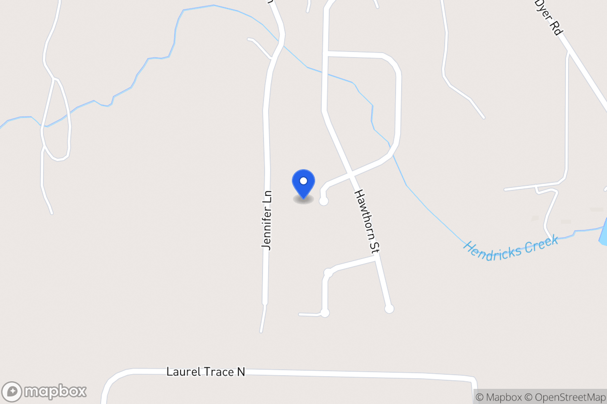 Map of 313 Birch Ct
