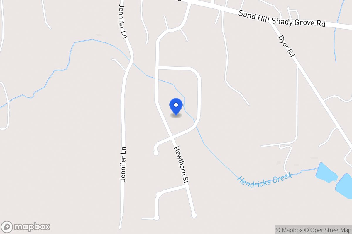 Map of 144 Hawthorn Dr