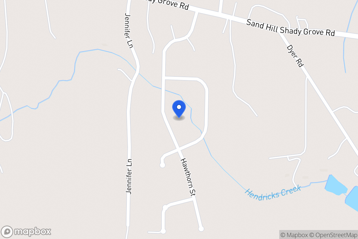 Map of 138 Hawthorn Dr