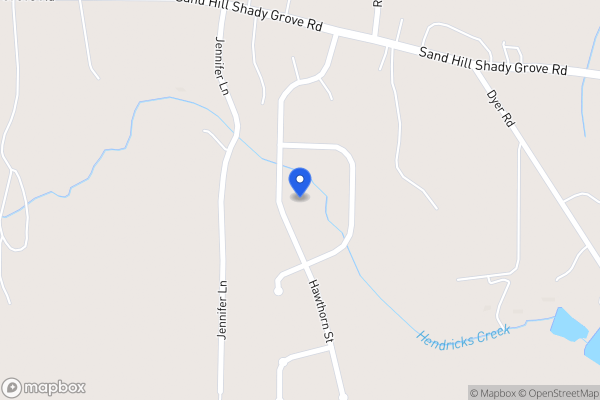 Map of 132 Hawthorn Dr