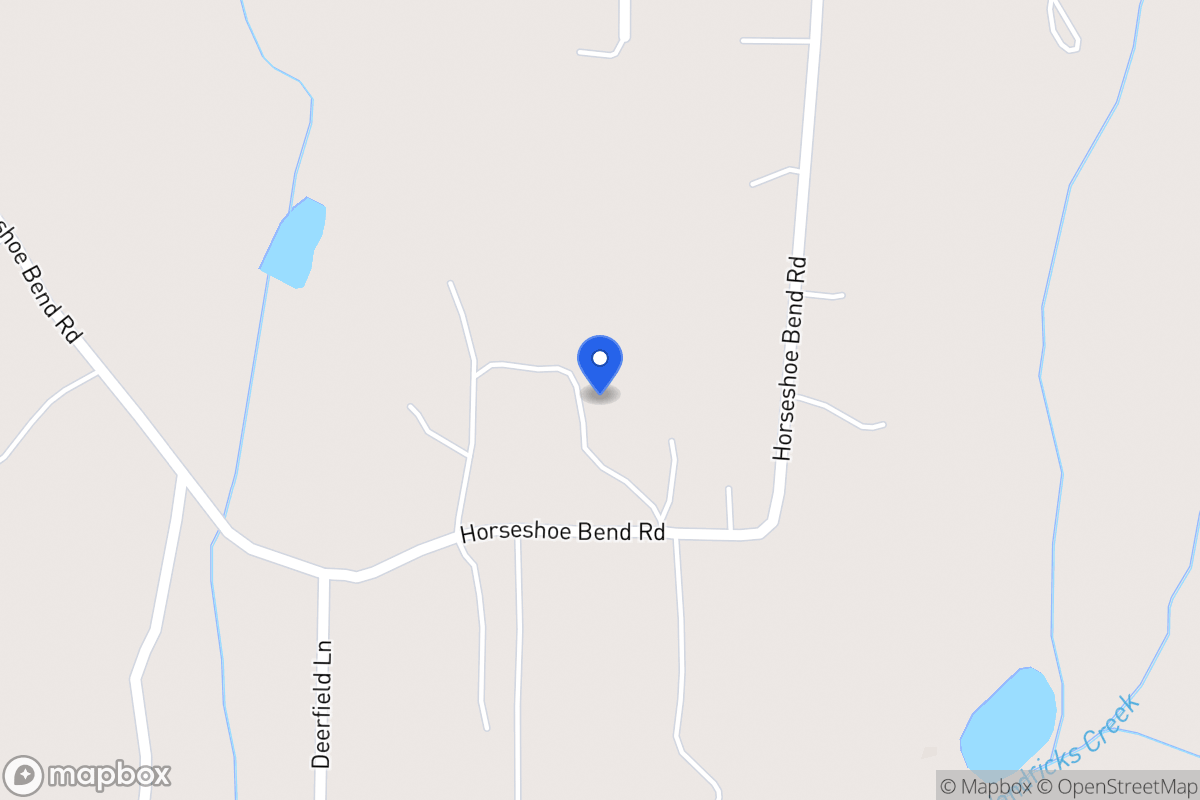 Map of 444 Horseshoe Bend Rd