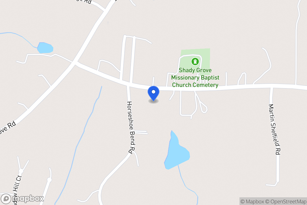 Map of 1350 Sandhill Shady Grove Rd