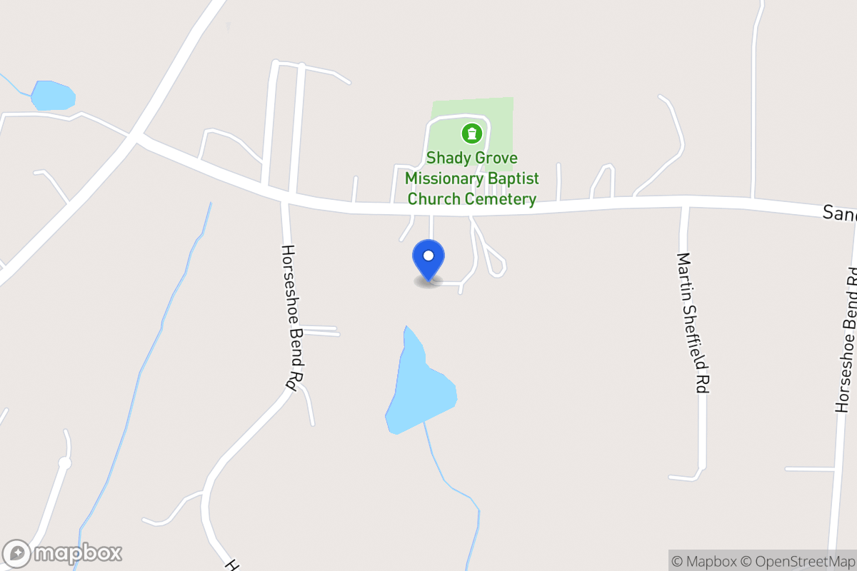 Map of 1284 Sandhill Shady Grove Rd