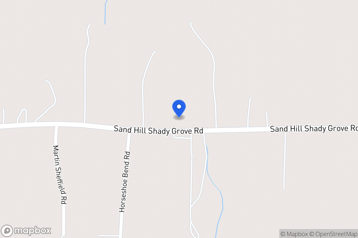 Map of 1047 Sandhill Shady Grove Rd