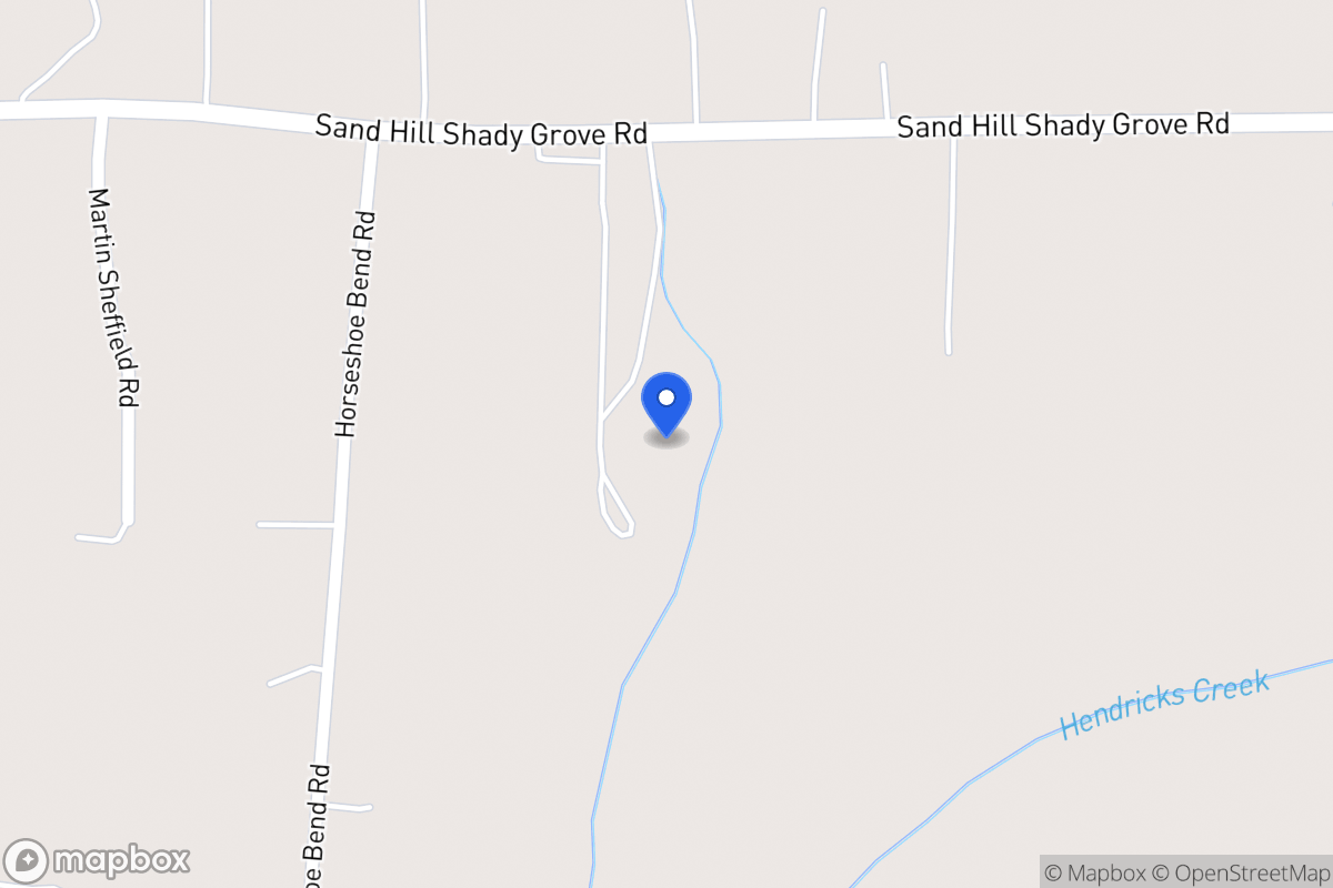 Map of 1036 Sandhill Shady Grove Rd