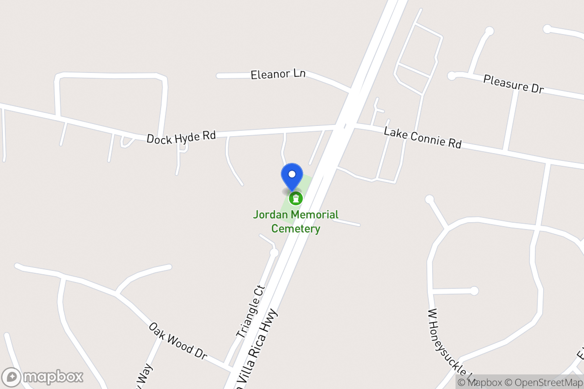 Map of Carrollton Villa Rica Hwy