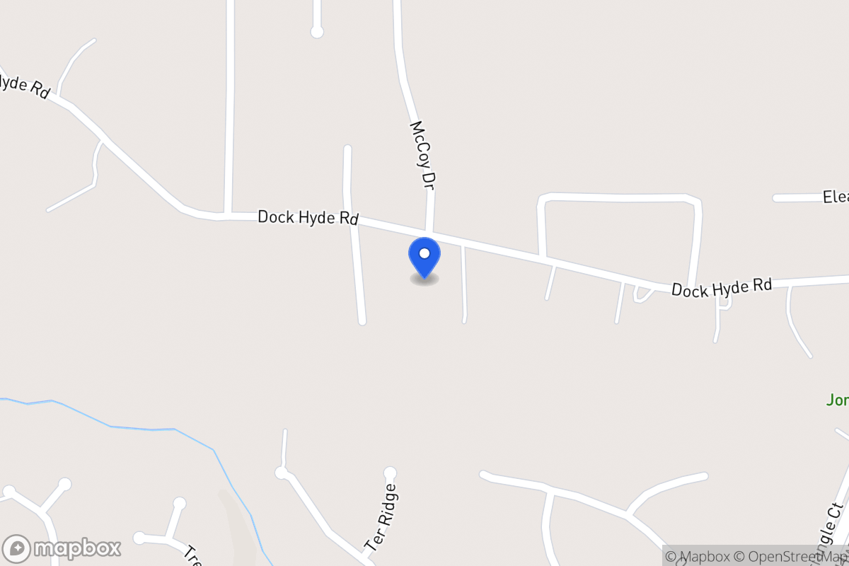 Map of 242 Dock Hyde Rd