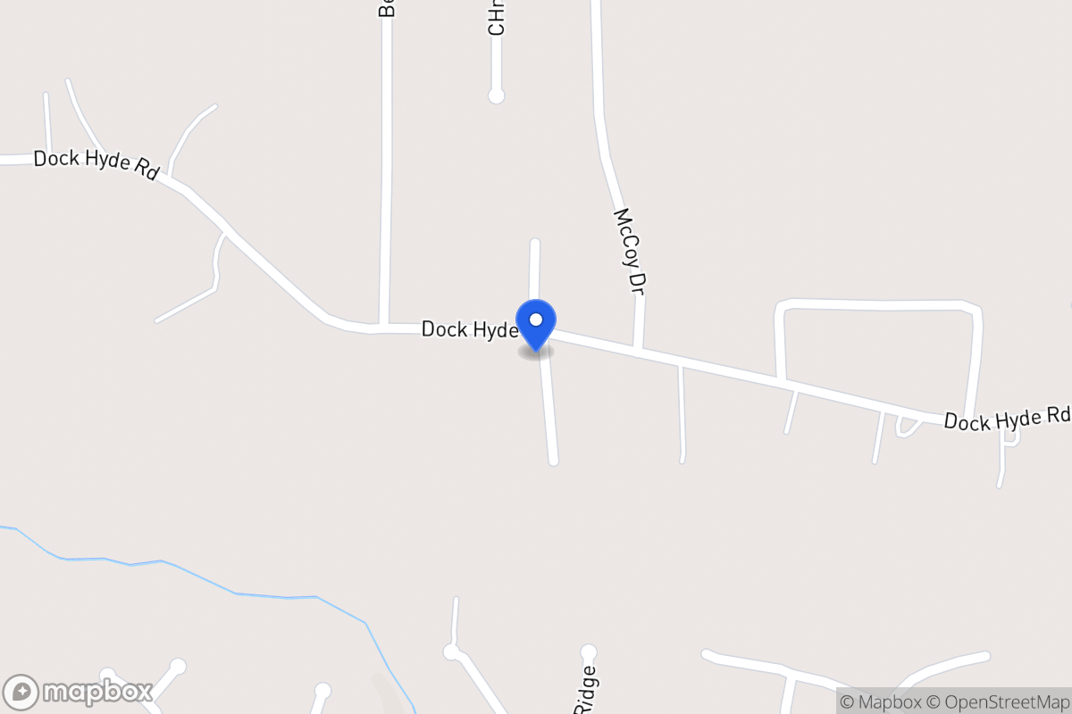 Map of 274 Dock Hyde Rd