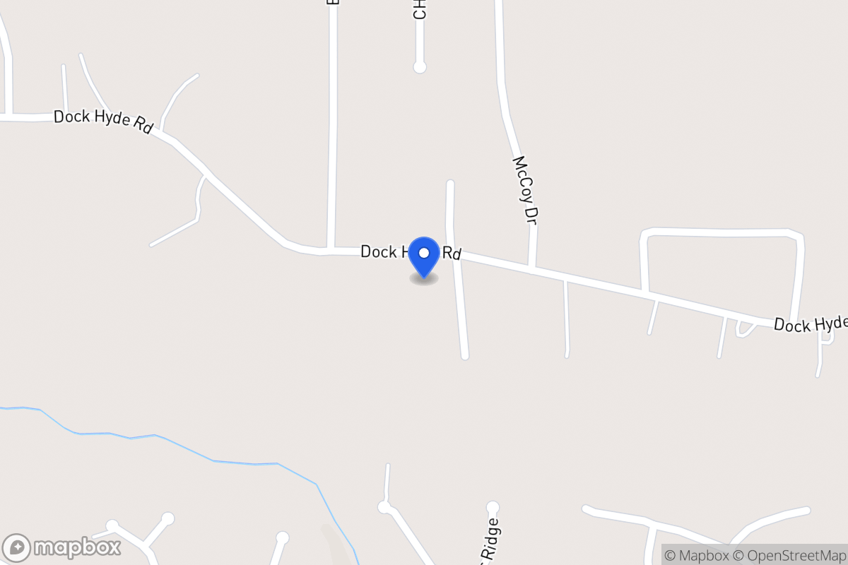 Map of 290 Dock Hyde Rd