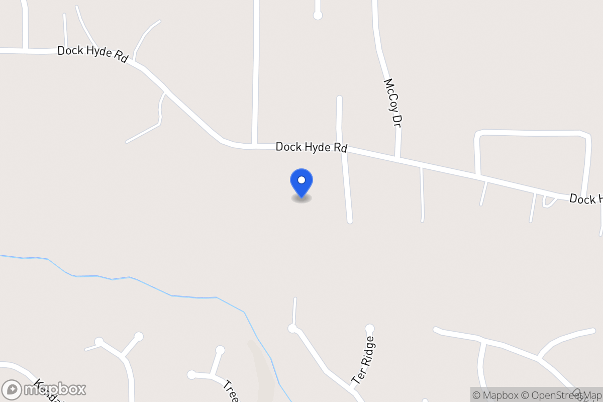 Map of 302 Dock Hyde Rd