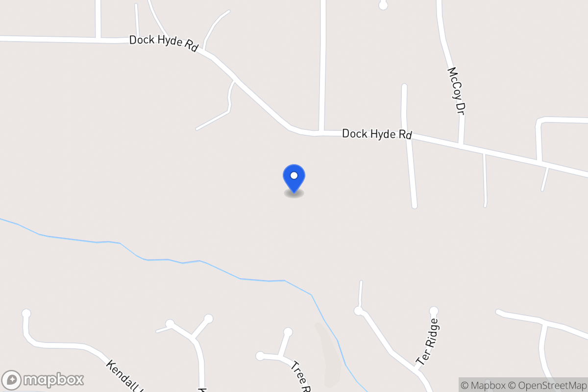 Map of Dock Hyde Rd
