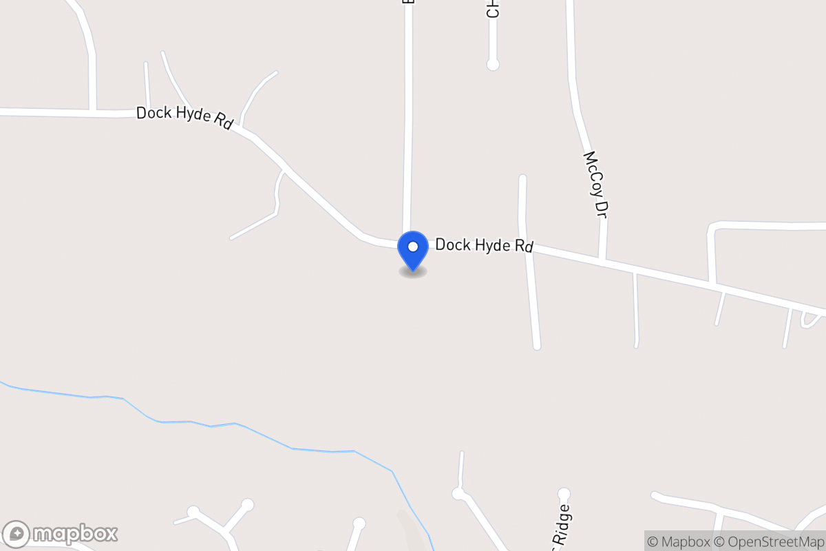 Map of 334 Dock Hyde Rd