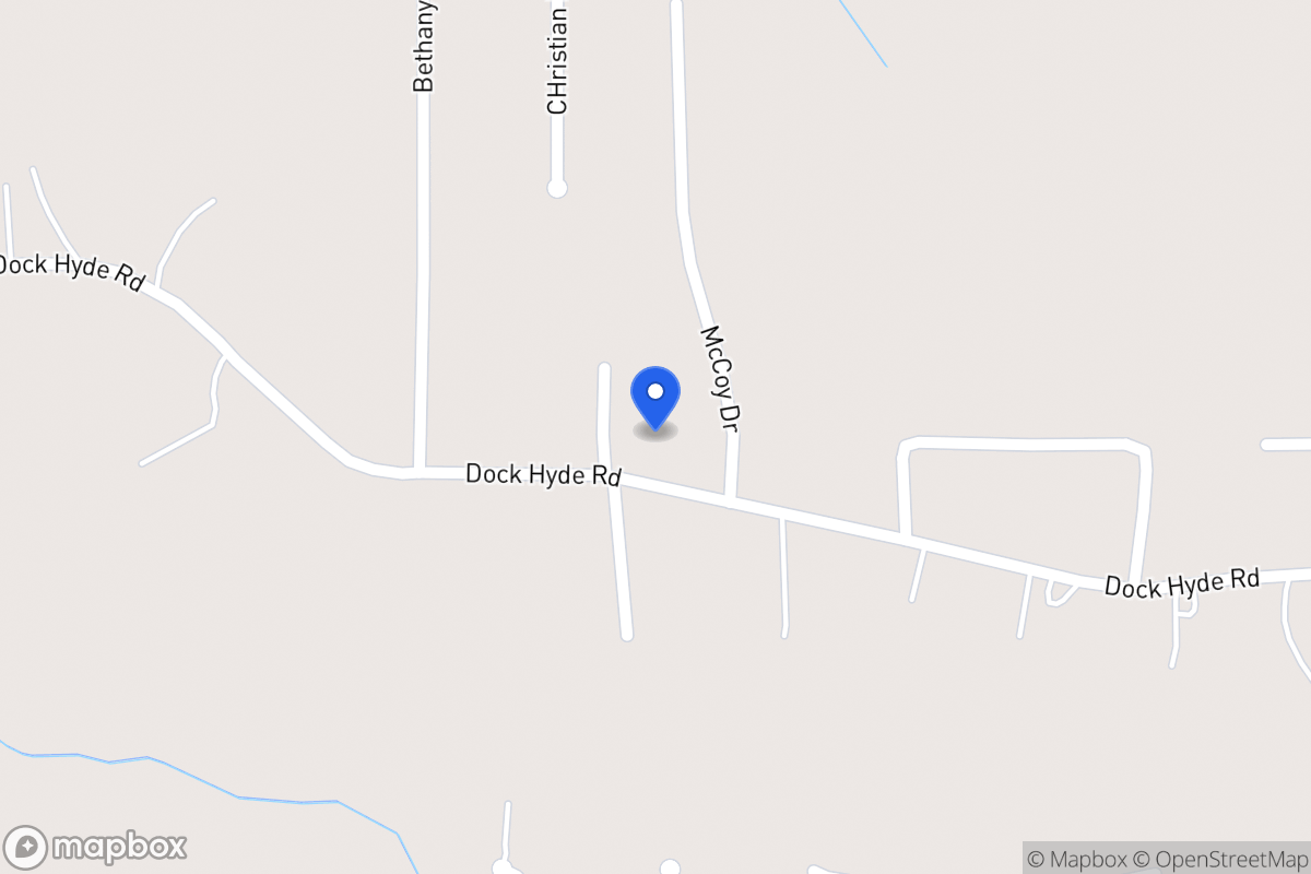 Map of 265 Dock Hyde Rd
