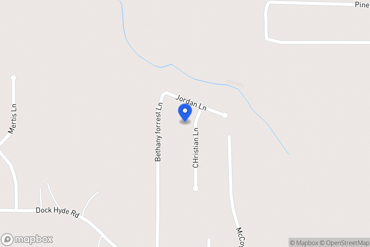 Map of 305 Christian Ln