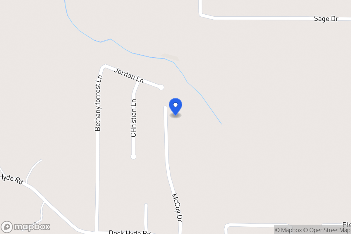 Map of 135 Mccoy Dr