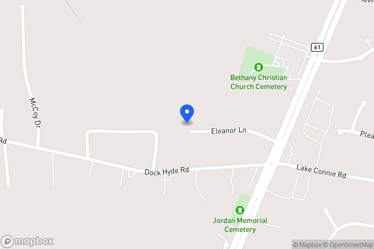 Map of 95 Eleanor Ln