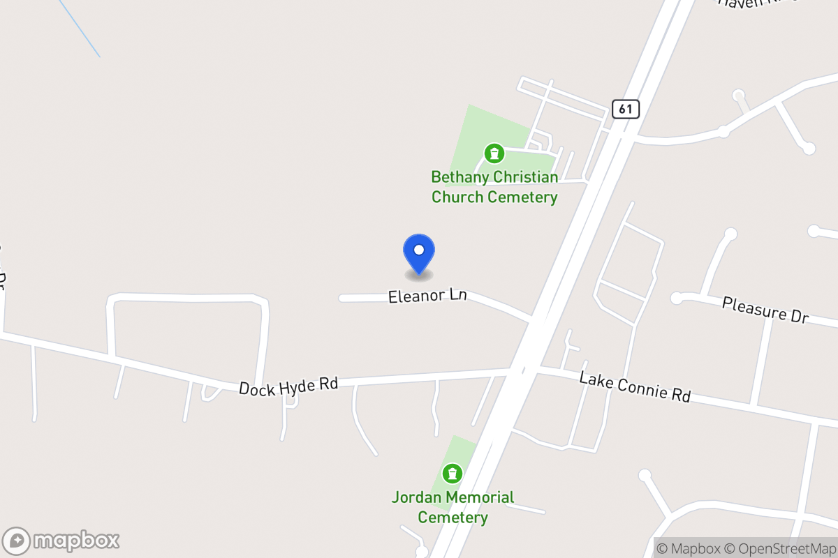 Map of 55 Eleanor Ln