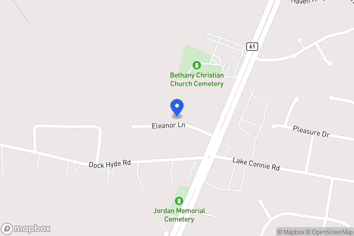 Map of 45 Eleanor Ln