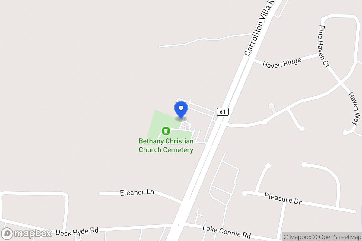 Map of 2868 Carrollton Villa Rica Hwy