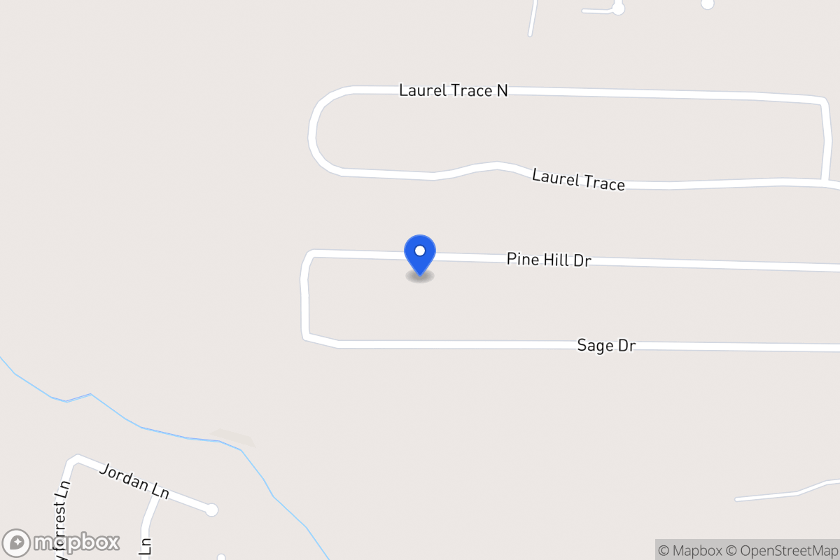 Map of 210 Pine Hill Dr