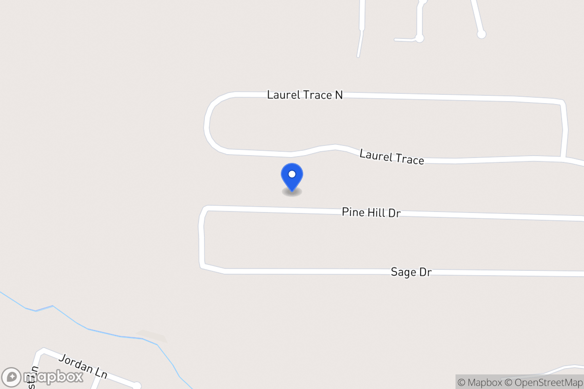 Map of 205 Pine Hill Dr