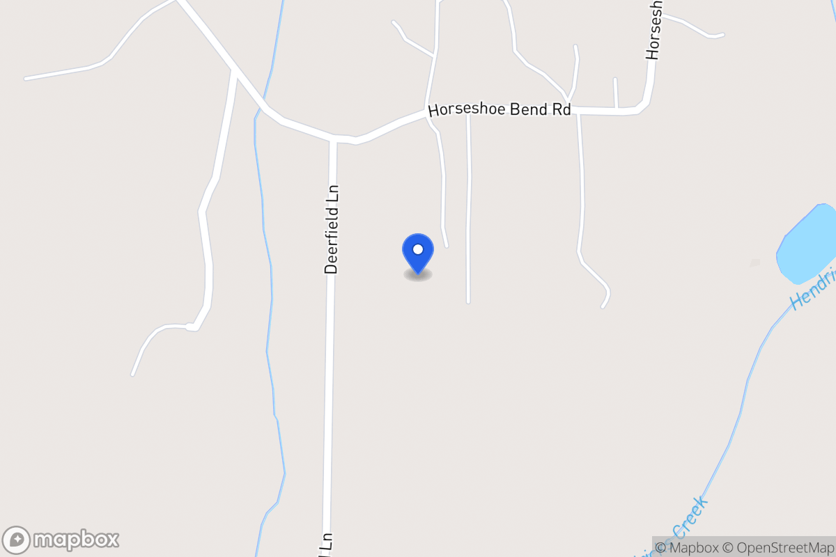 Map of 437 Horseshoe Bend Rd