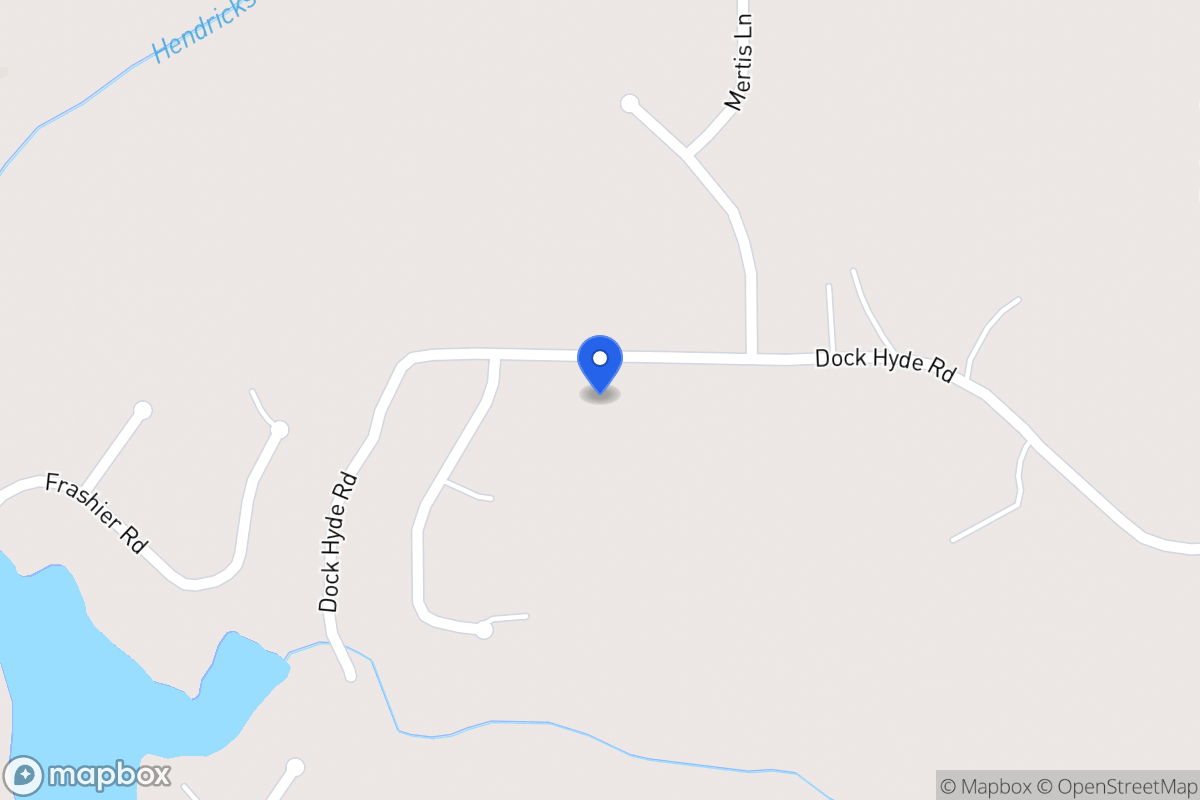 Map of 564 Dock Hyde Rd