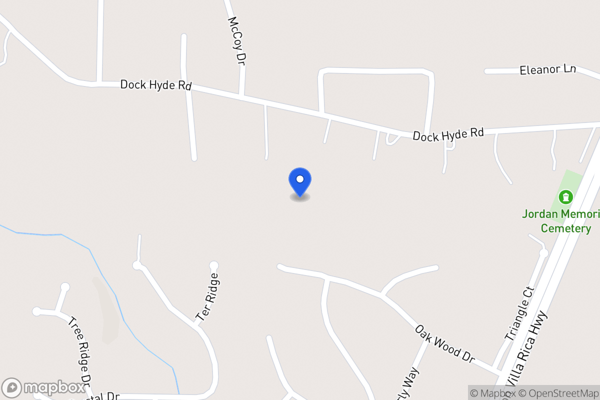 Map of 204 Dock Hyde Rd