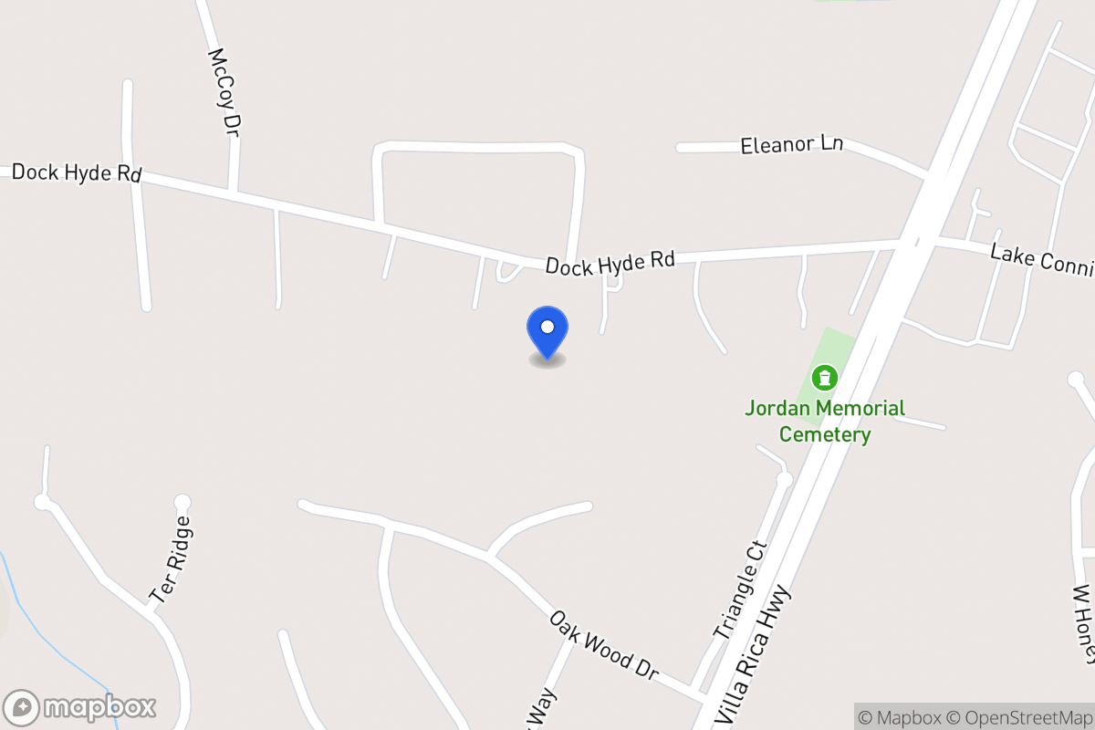 Map of 162 Dock Hyde Rd