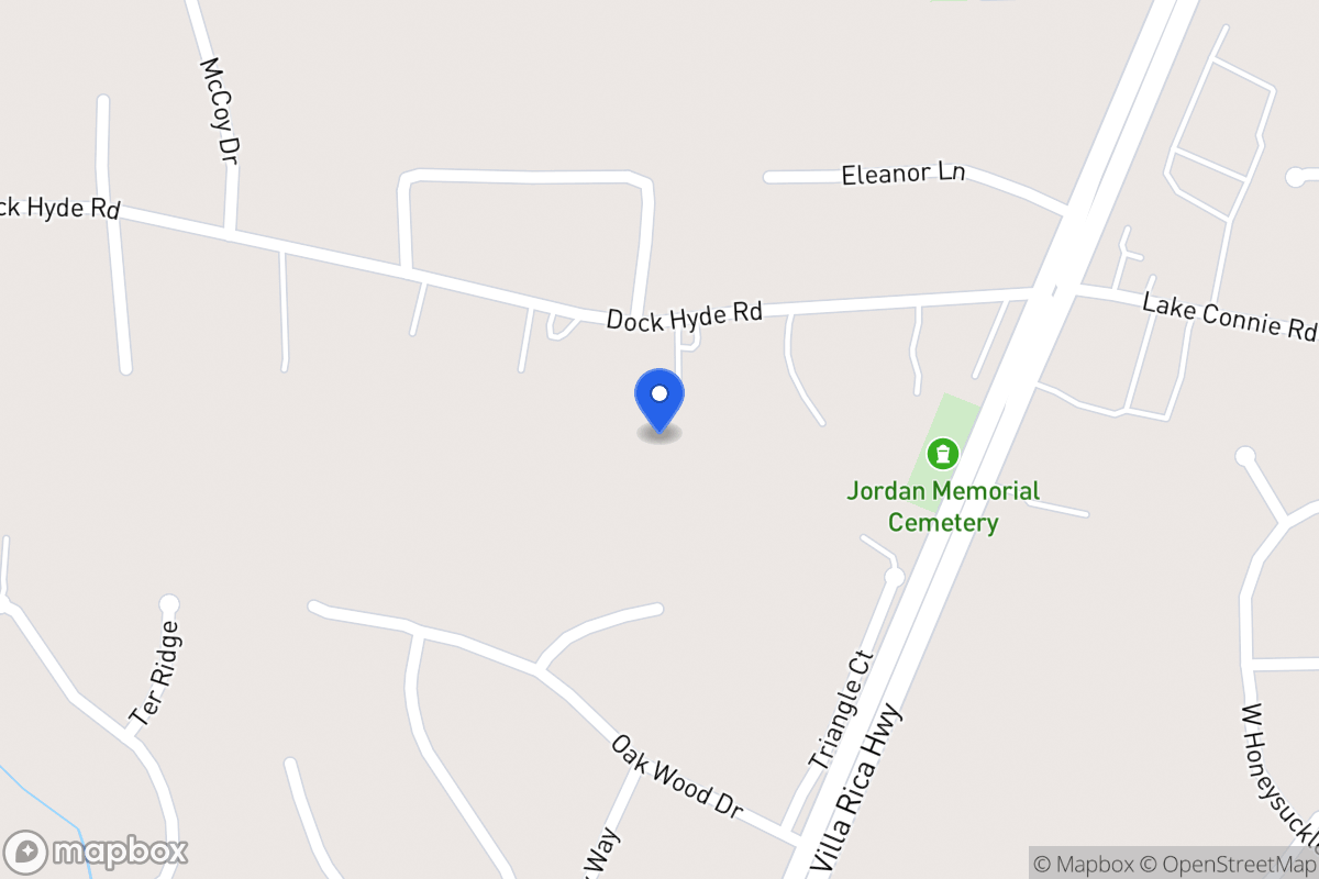 Map of 104 Dock Hyde Rd