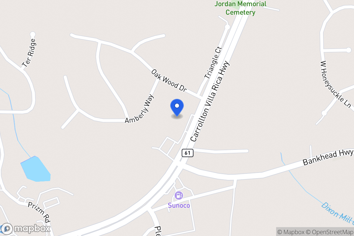 Map of 2534 Carrollton Villa Rica Hwy