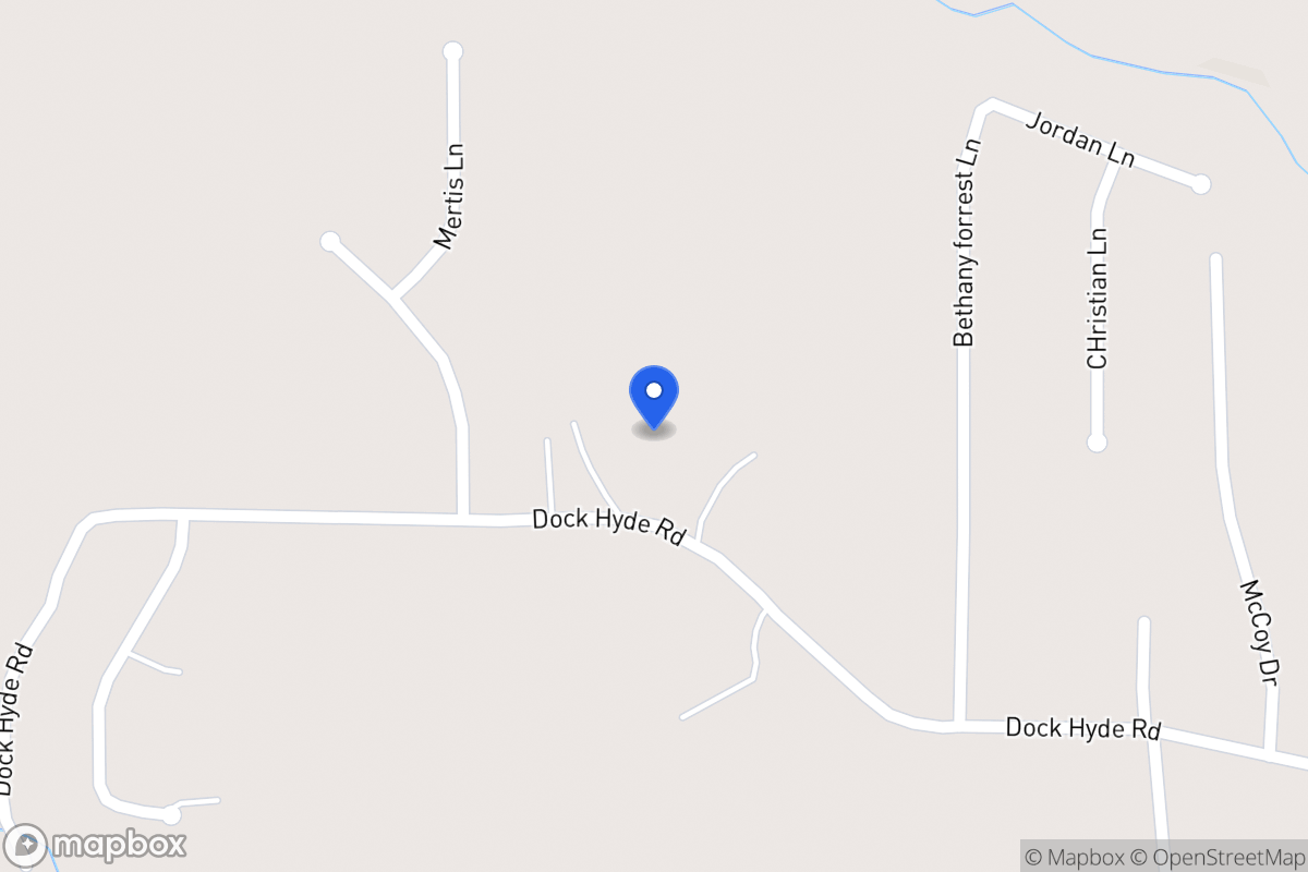 Map of 449 Dock Hyde Rd
