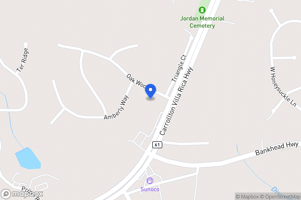 Map of 2550 Carrollton Villa Rica Hwy