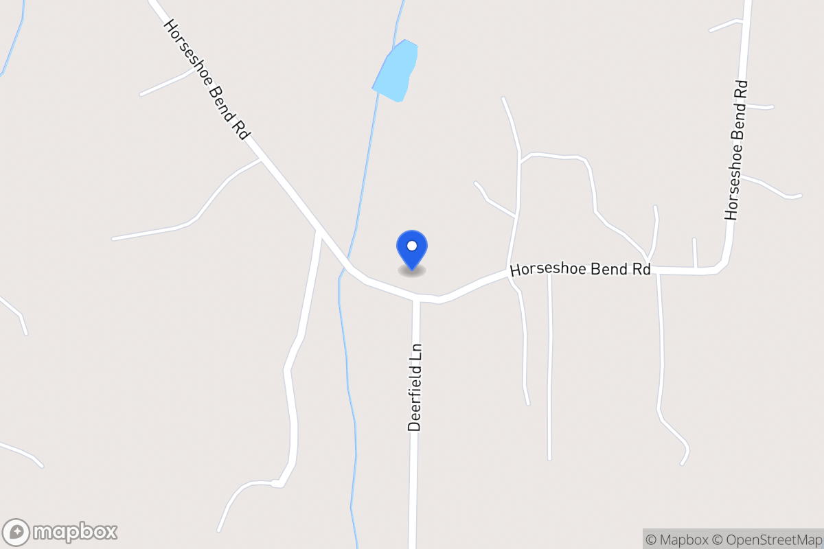 Map of 386 Horseshoe Bend Rd