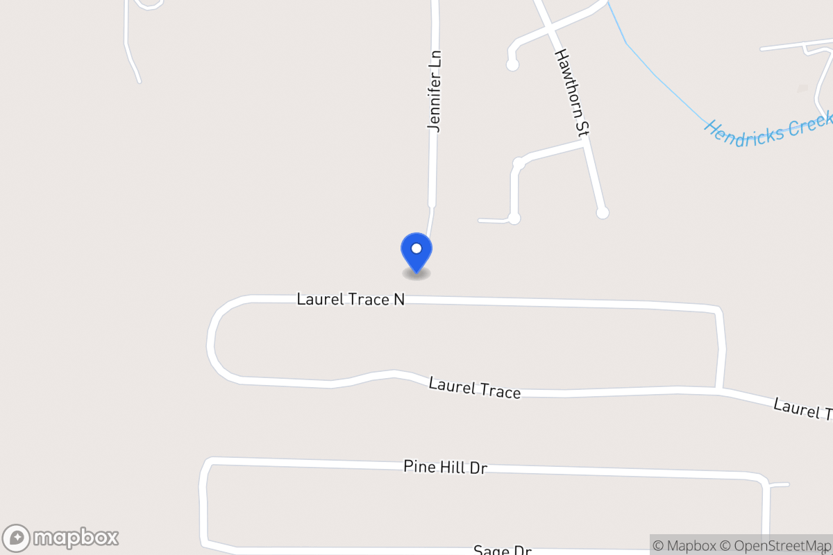 Map of 191 N Laurel Trce