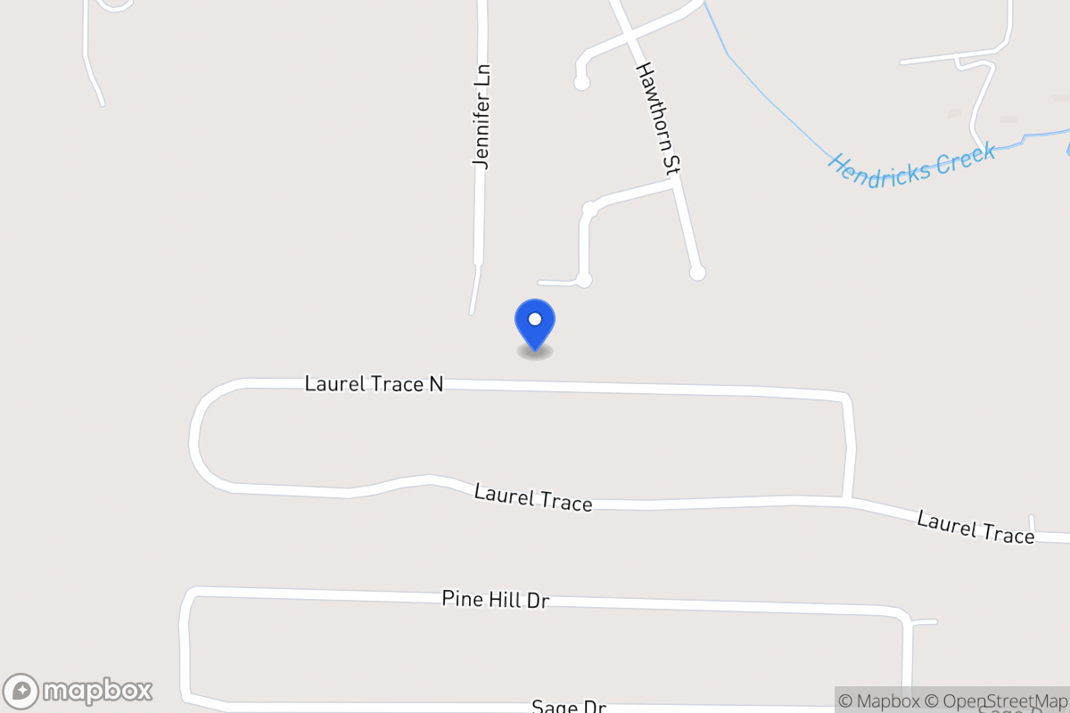 Map of 163 N Laurel Trce