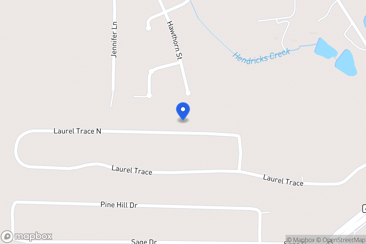 Map of 109 N Laurel Trce