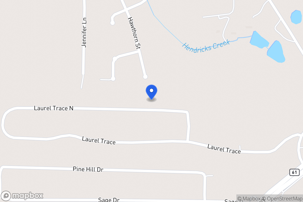 Map of 95 N Laurel Trce