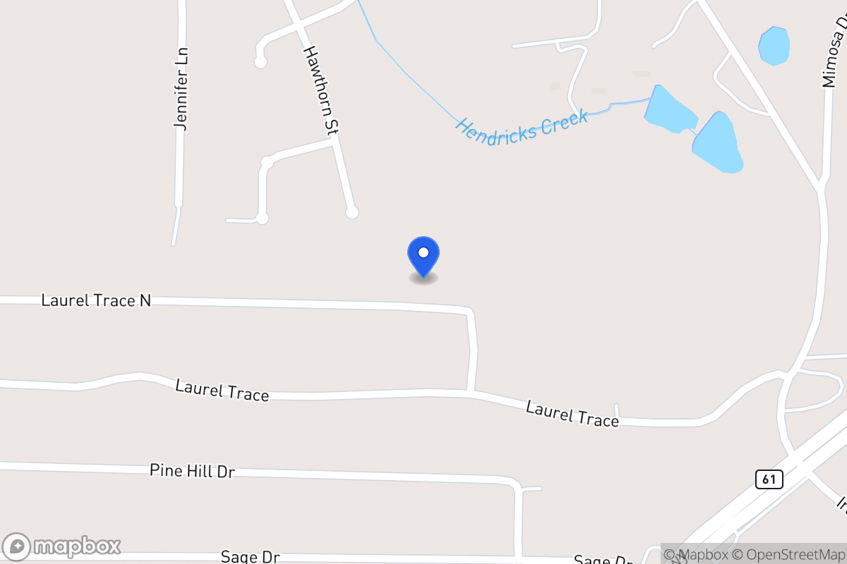 Map of 69 N Laurel Trce