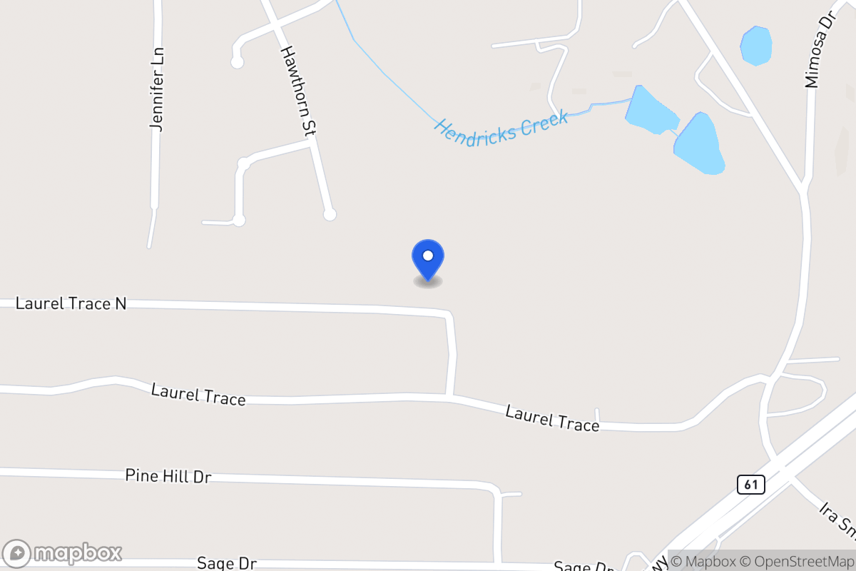 Map of 55 N Laurel Trce