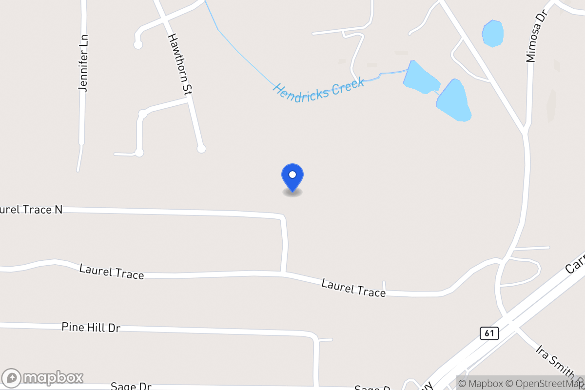 Map of 43 N Laurel Trce
