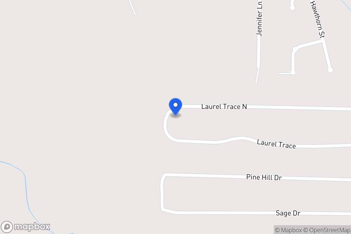 Map of 288 N Laurel Trce