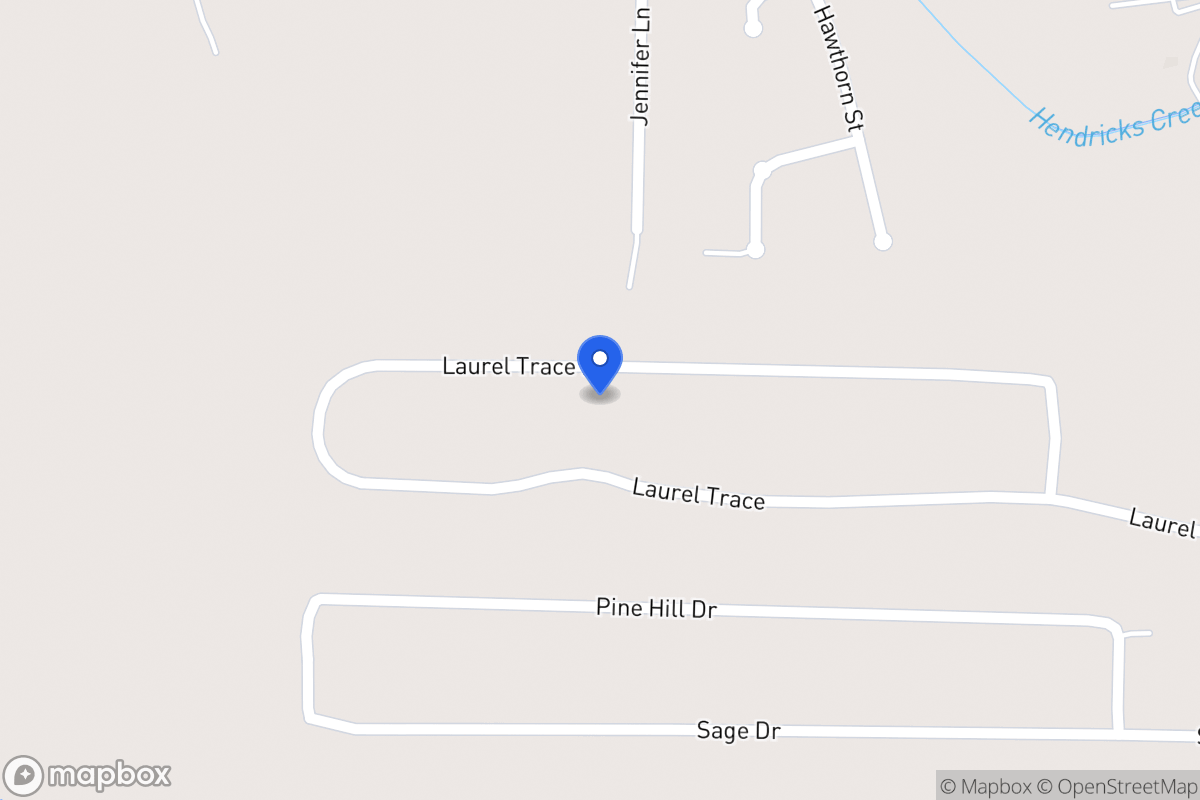 Map of 196 N Laurel Trce