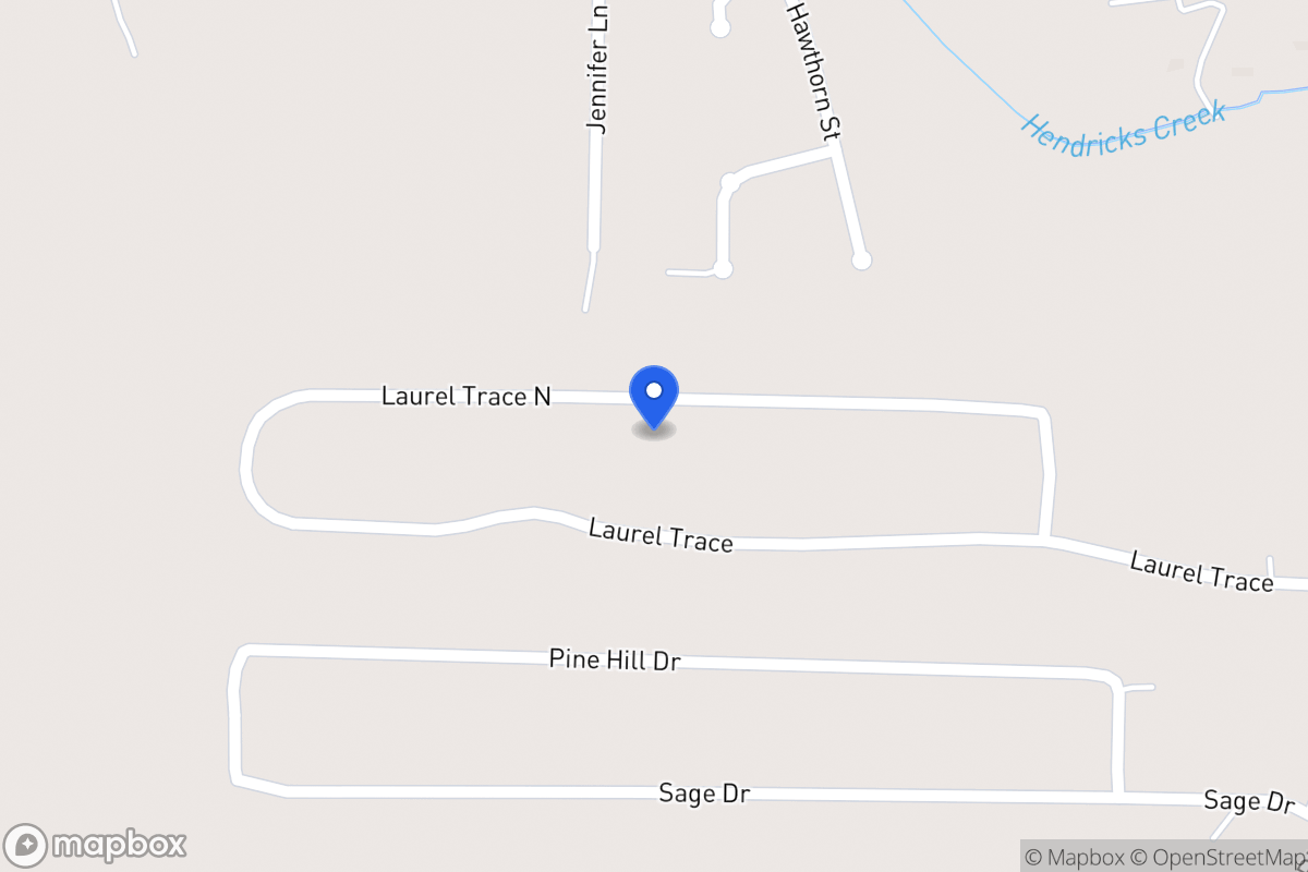 Map of 166 N Laurel Trce