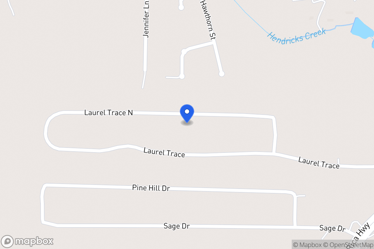 Map of 138 N Laurel Trce